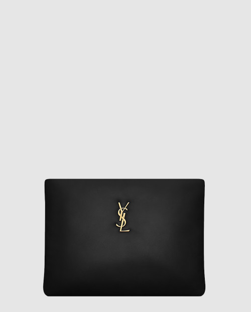 [SAINT LAURENT-생로랑]램스킨 소재의 calypso 라지 파우치 778943