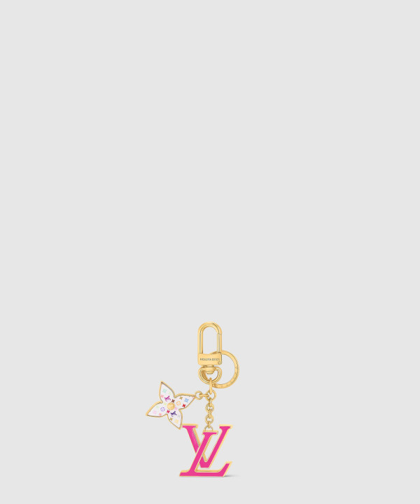 [LOUIS VUITTON-루이비통]LV x TM LV 아이코닉 모노그램 멀티컬러 키 홀더 M02466