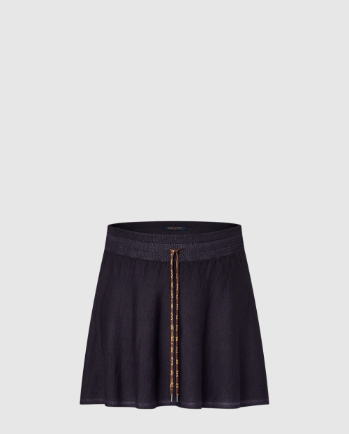 [LOUIS VUITTON-루이비통]드로스트링 니트 미니 스커트 1AGSCW