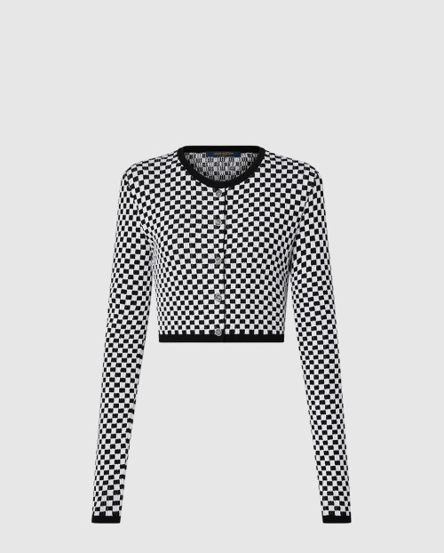 [LOUIS VUITTON-루이비통]미니 다미에 니트 가디건 1AGAKB