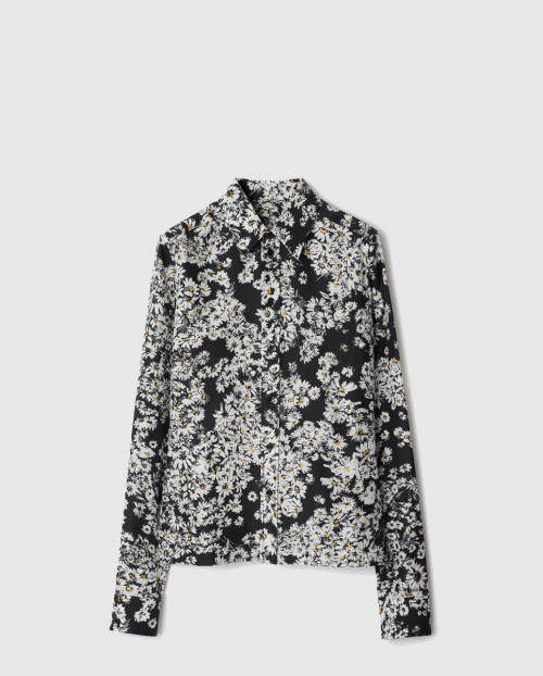 [BURBERRY-버버리]레귤러핏 데이지 실크 셔츠 81050641