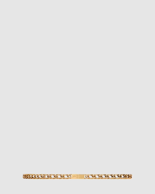 [SAINT LAURENT-생로랑]슬림 체인 벨트 808920