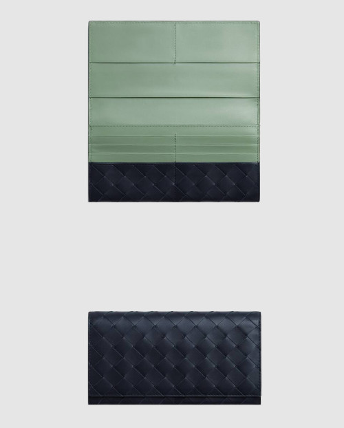 [BOTTEGA-보테가베네타]동전 지갑을 갖춘 인트레치아토 장지갑 749438