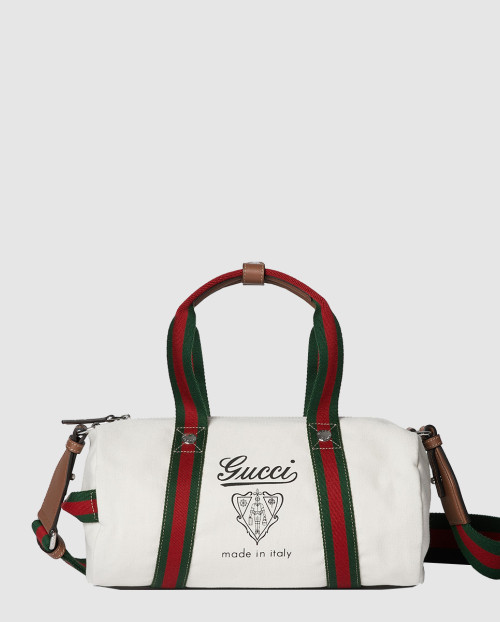 [GUCCI-구찌]스몰 프린트 캔버스 더플백 816865