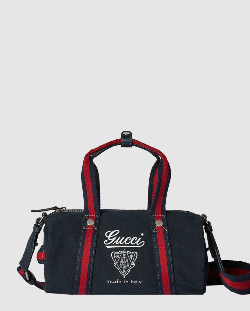 [GUCCI-구찌]스몰 프린트 캔버스 더플백 816865