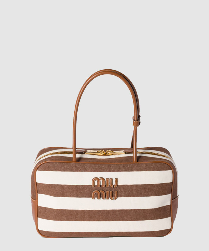 레플리카|이미테이션 miumiu-미우미우캔버스-및-가죽-보백-5bb163