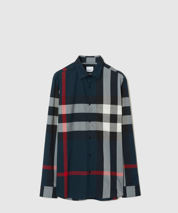 [BURBERRY-버버리]체크 코튼 셔츠 80732161