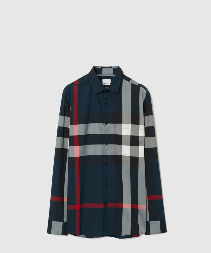 레플리카|이미테이션 burberry-버버리체크-코튼-셔츠-80732161