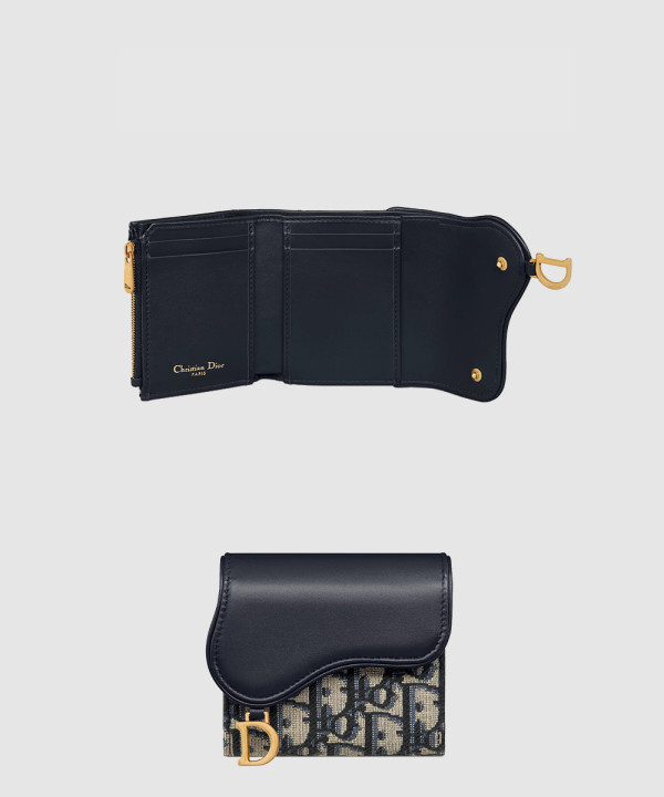 [DIOR-디올]Saddle Lotus 지갑 S5652