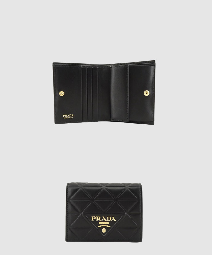 레플리카|이미테이션 prada-프라다모노크롬-카드지갑-1m0204