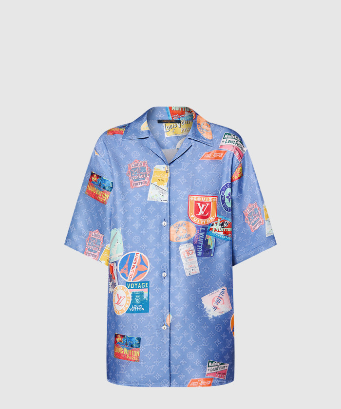 레플리카|이미테이션 louis-vuitton-루이비통마히나-패치-쇼트-슬리브드-셔츠-1ahggd