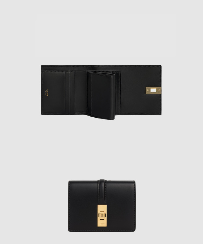 레플리카|이미테이션 celine-셀린느스몰-16-3단-지갑-새틴-카프스킨-10f523