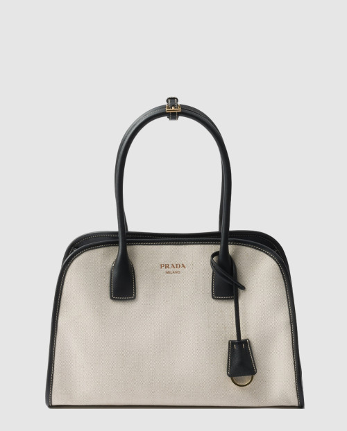 [PRADA-프라다]미디움 린넨 블렌드 가죽 1BG572