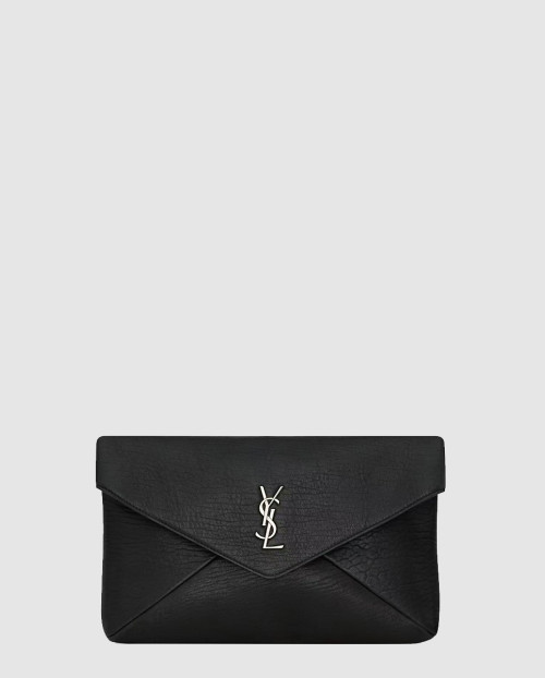[SAINT LAURENT-생로랑]램스킨 소재의 cassandre 라지 envelope 파우치 769307
