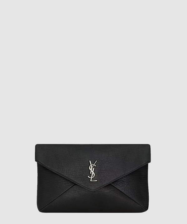 [SAINT LAURENT-생로랑]램스킨 소재의 cassandre 라지 envelope 파우치 769307
