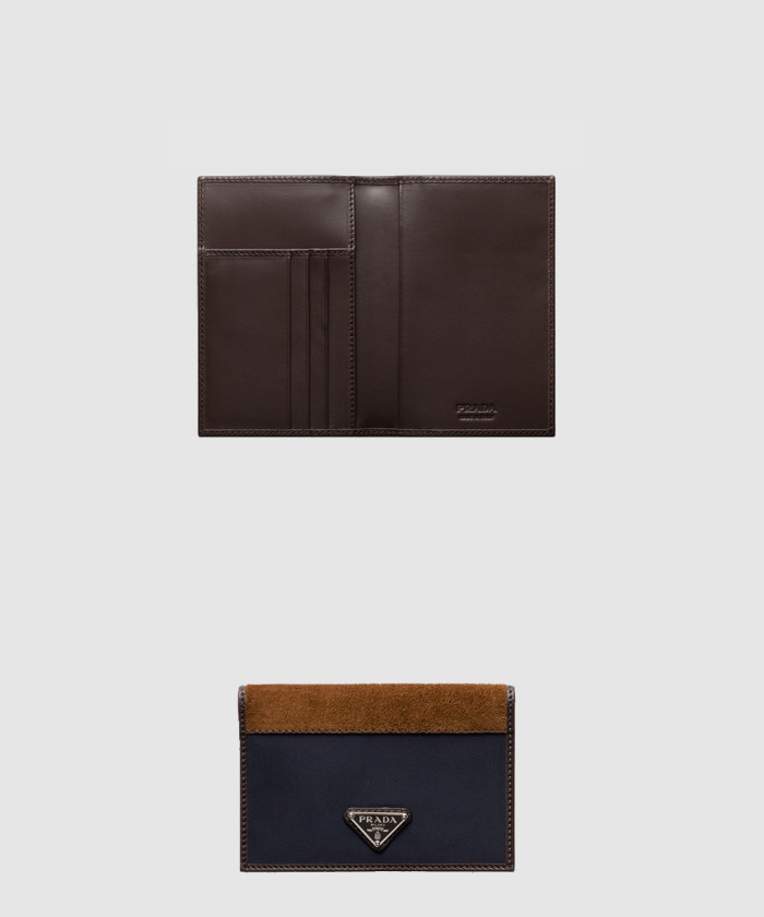 레플리카|이미테이션 prada-프라다리나일론-및-가죽-여권-지갑-2mv017