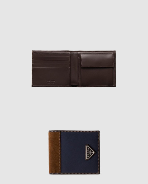 [PRADA-프라다]Re-Nylon 에나멜메탈삼각로고 폴리아미드 지갑 2M0738