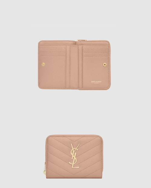 [SAINT LAURENT-생로랑]모노그램 컴팩트 반지갑 403723