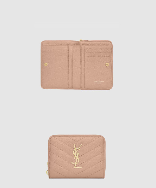 [SAINT LAURENT-생로랑]모노그램 컴팩트 반지갑 403723