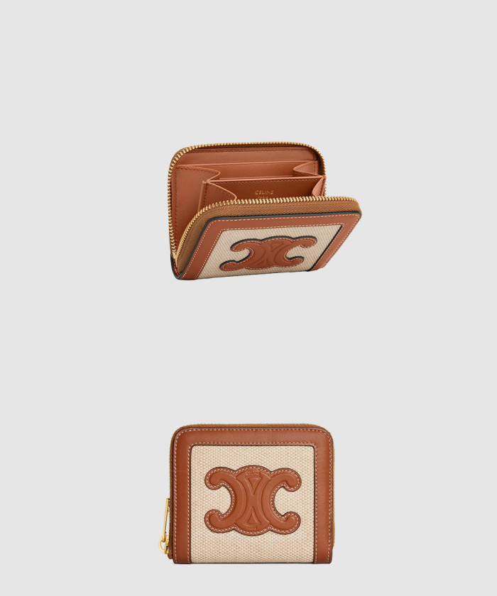 레플리카|이미테이션 celine-셀린느트리옴프-가죽-콤팩트-지퍼-지갑-10l742