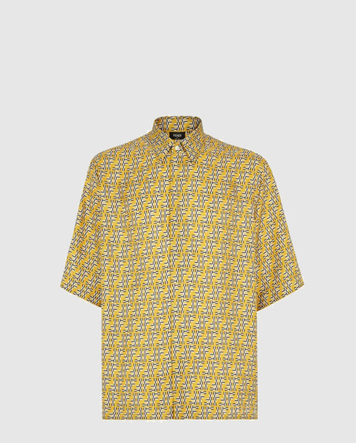 [FENDI-펜디]FF 라비린스 실크 셔츠 FS0966