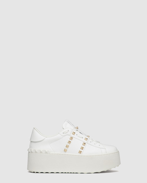 [VALENTINO-발렌티노]송아지 가죽 플랫폼 스니커즈