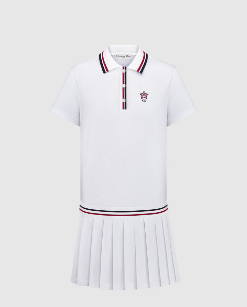 [DIOR-디올]Vibe 플리츠 쇼트 폴로 드레스 513R0