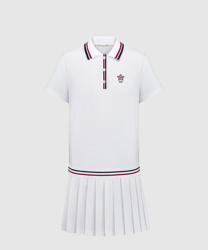 레플리카|이미테이션 dior-디올vibe-플리츠-쇼트-폴로-드레스-513r0