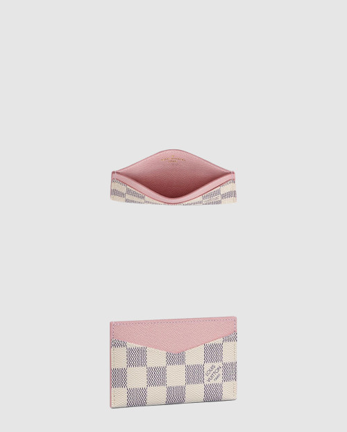 [LOUIS VUITTON-루이비통]체크 바둑판 카드 지갑M60286