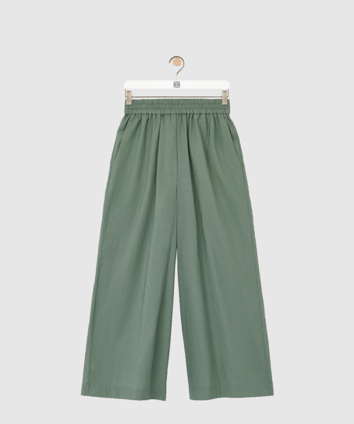 레플리카|이미테이션 loewe-로에베크롭-트라우저-코튼-혼방