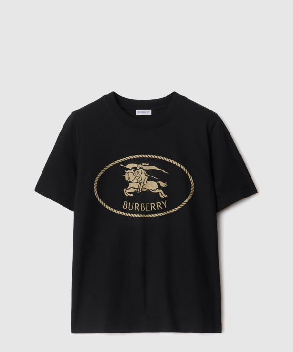 [BURBERRY-버버리]나이트 스탬프 코튼 티셔츠 81116581