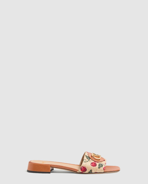 [VALENTINO-발렌티노]시그니처 체리픽 슬라이드 샌들
