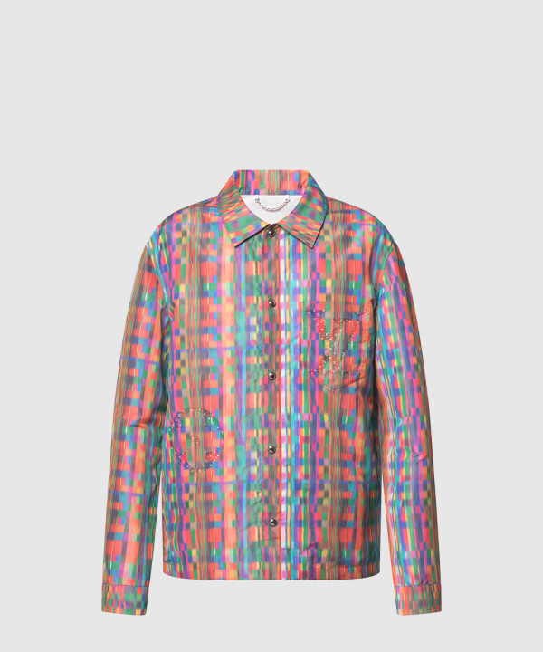 [LOUIS VUITTON-루이비통]트롱프뢰유 프린티드 오버셔츠 1AGTGX