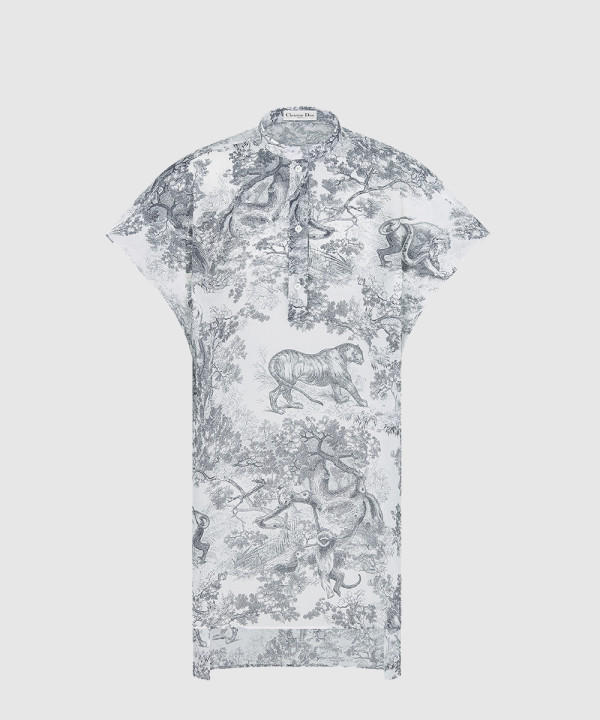 [DIOR-디올]Dioriviera 캡 슬리브 롱 블라우스 541B3