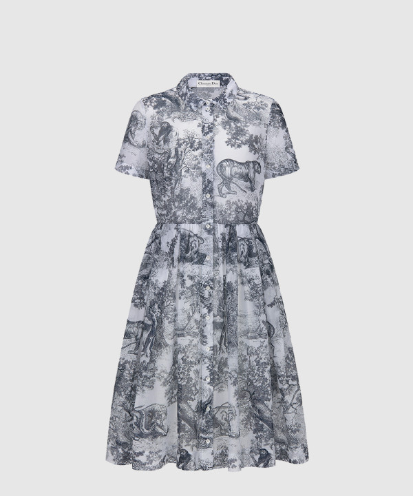 [DIOR-디올]미디 셔츠 드레스 221R8