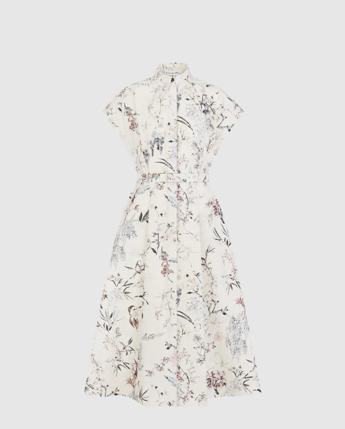 [DIOR-디올]벨트 미디 드레스 547D8