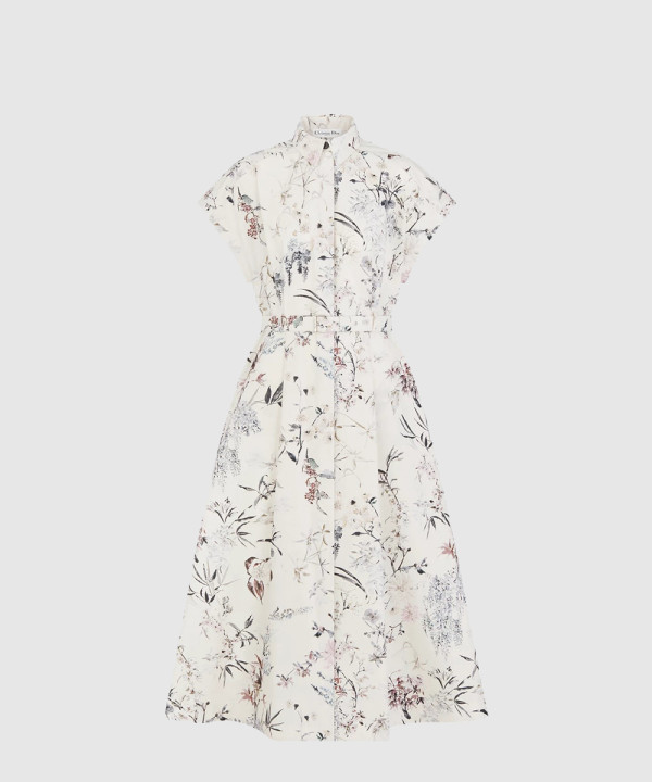 [DIOR-디올]벨트 미디 드레스 547D8