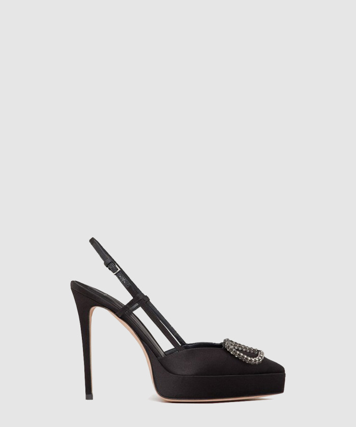 레플리카|이미테이션 valentino-발렌티노브이로고-새틴-슬링백-펌프스