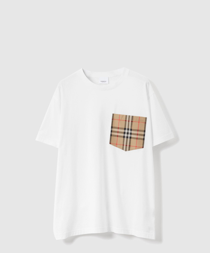 레플리카|이미테이션 burberry-버버리체크-포켓-코튼-티셔츠-80803221
