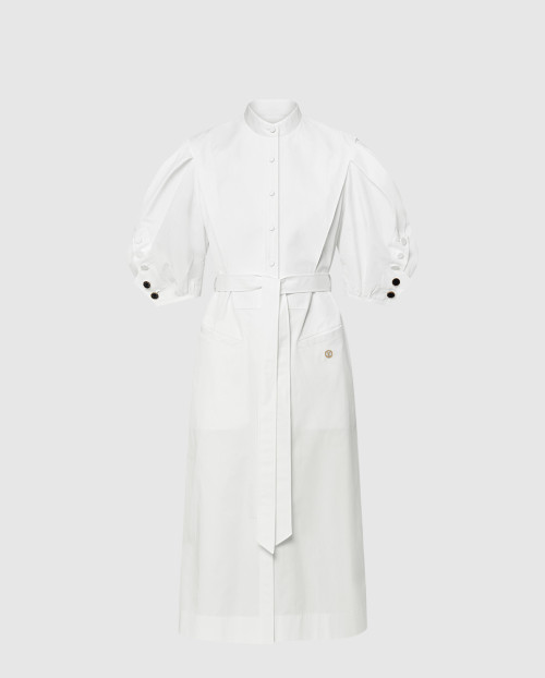 [LOUIS VUITTON-루이비통]퍼프 슬리브 셔츠 드레스 1AIAOP