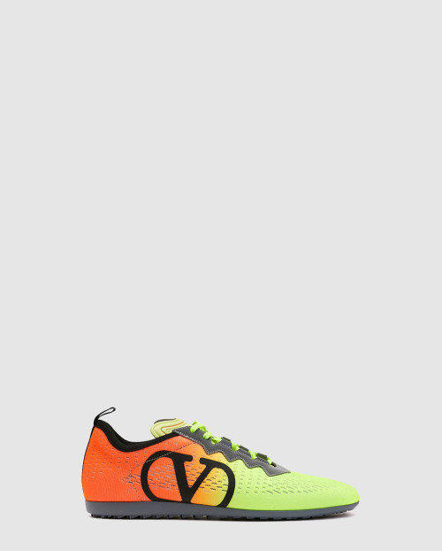 [VALENTINO-발렌티노]테크니컬 패브릭 크로마톤 스니커즈