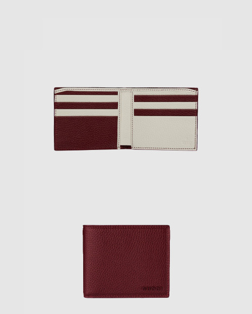 [GUCCI-구찌]내부 투톤 플랩 지갑 로고 지갑 817019