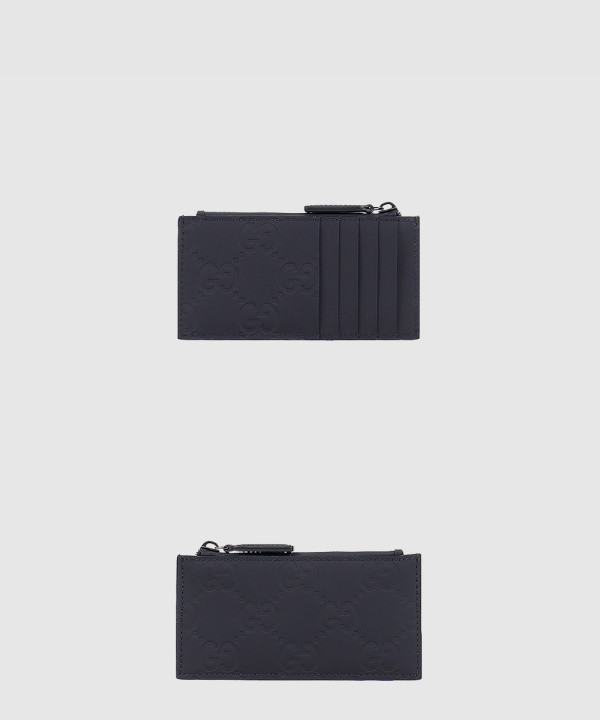 [GUCCI-구찌]GG 러버 이펙트 지퍼 카드지갑 771314