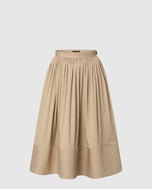 [LOUIS VUITTON-루이비통]XL 헴 미디 스커트 1AIAR3