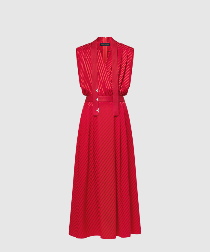 레플리카|이미테이션 louis-vuitton-루이비통스트라이프-라발리에르-드레스-1ahh08