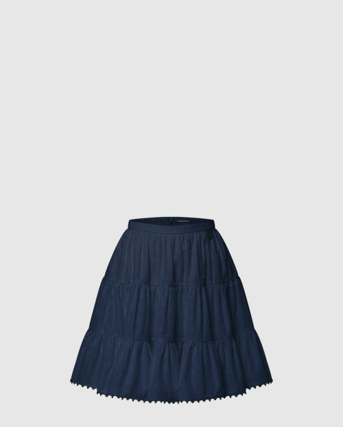 [LOUIS VUITTON-루이비통]모노그램 필 쿠페 스커트 1AHHMU