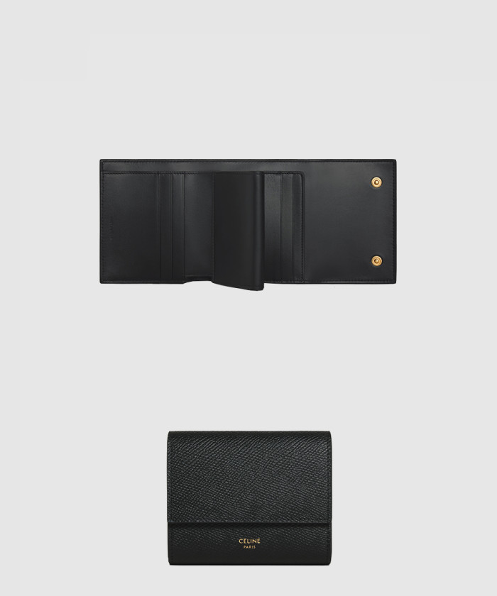 레플리카|이미테이션 celine-셀린느스몰-3단-지갑-그레인-카프스킨-10d573