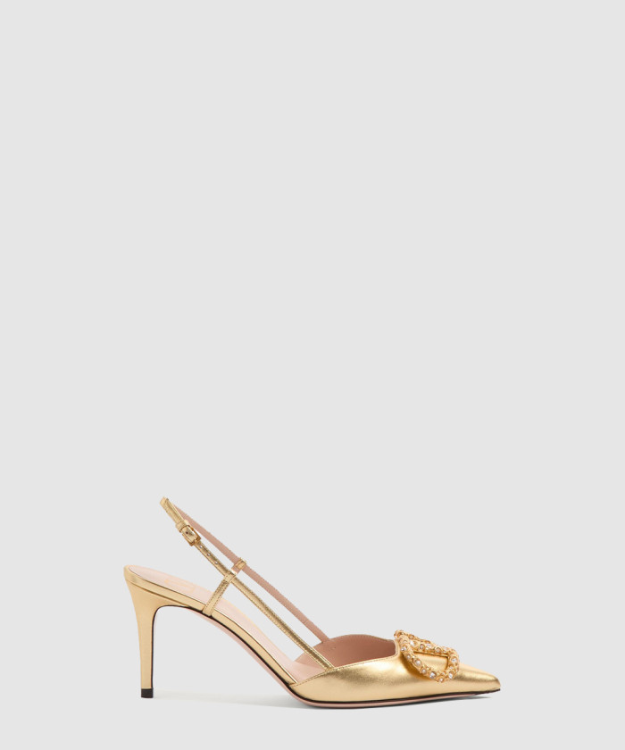 레플리카|이미테이션 valentino-발렌티노가죽-브이로고-슬링백-펌프스