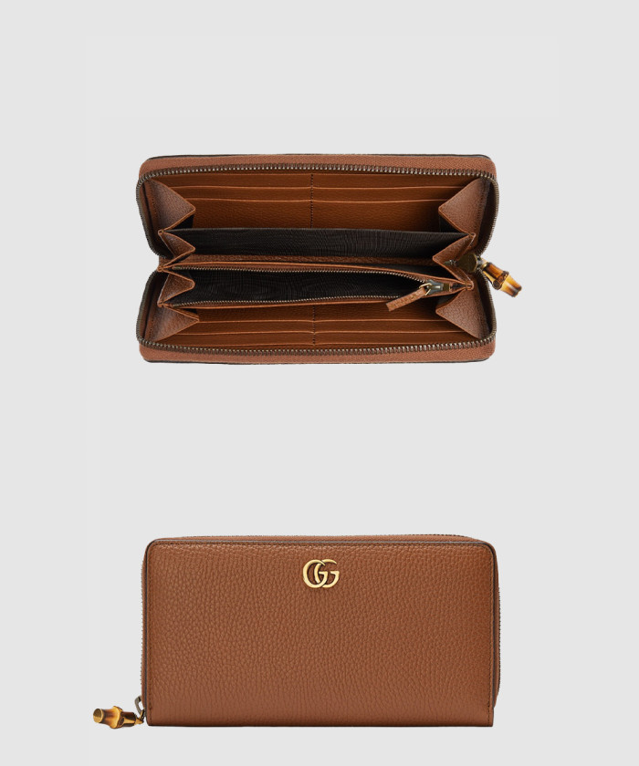 레플리카|이미테이션 gucci-구찌장지갑-대나무-더블-g-지퍼-지갑-739499