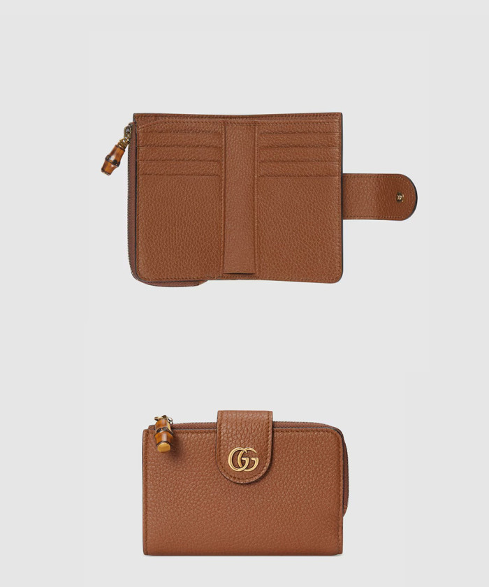 레플리카|이미테이션 gucci-구찌더블-g-뱀부-지갑-미디엄-739498